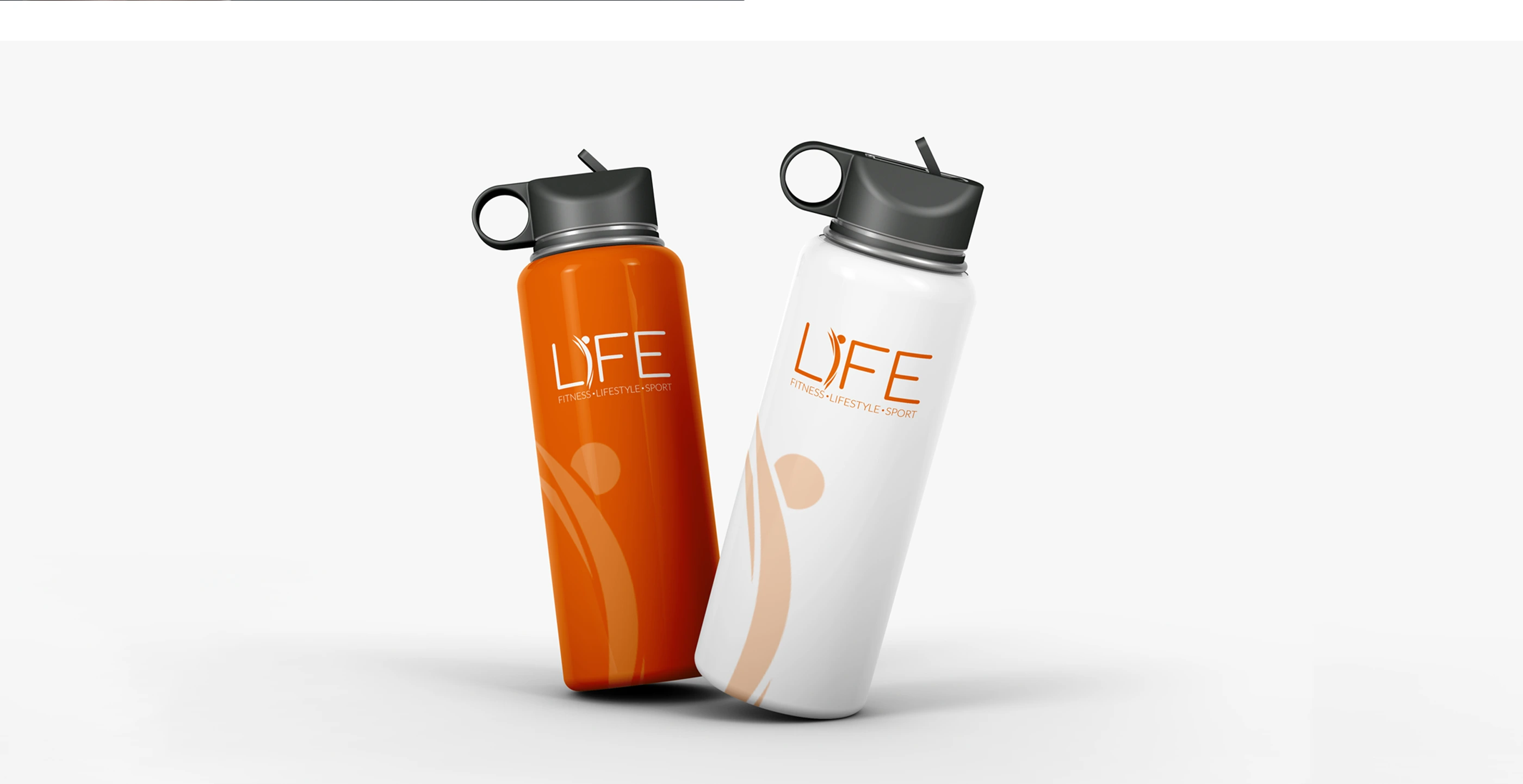 Werbemittel Trinkflasche mit Logo und Corporate Design