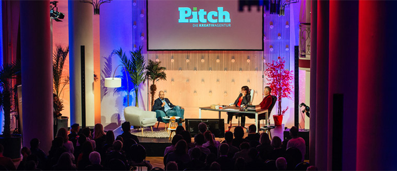 Bild von der Webseite von Pitch - Die Kreativagentur